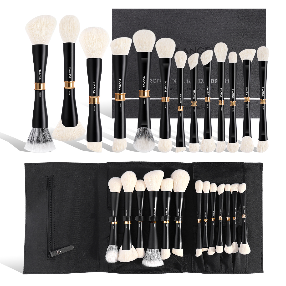 Beauty Makeup Gift Sets - MAANGE 13 Buah Set Kuas Rias