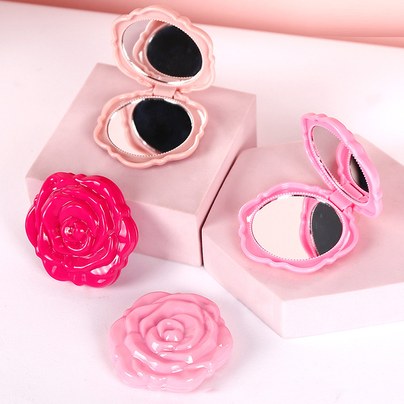 Beauty Rose Makeup - (BF06)1PC Cermin Rias Saku Mini Retro