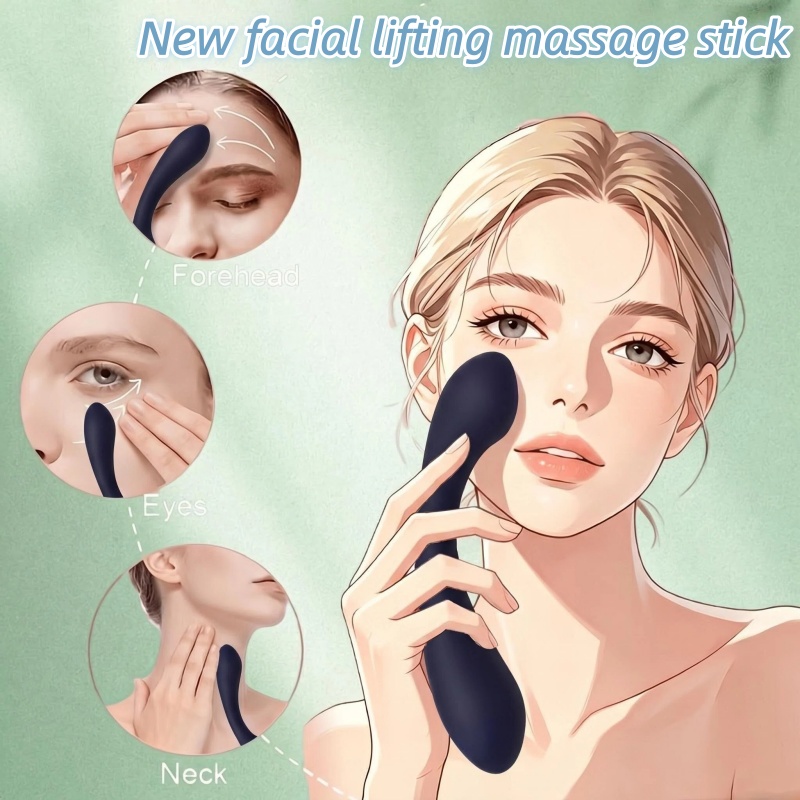 Face Massager - Alat Pijat Wajah Silikon Manual Multifungsi