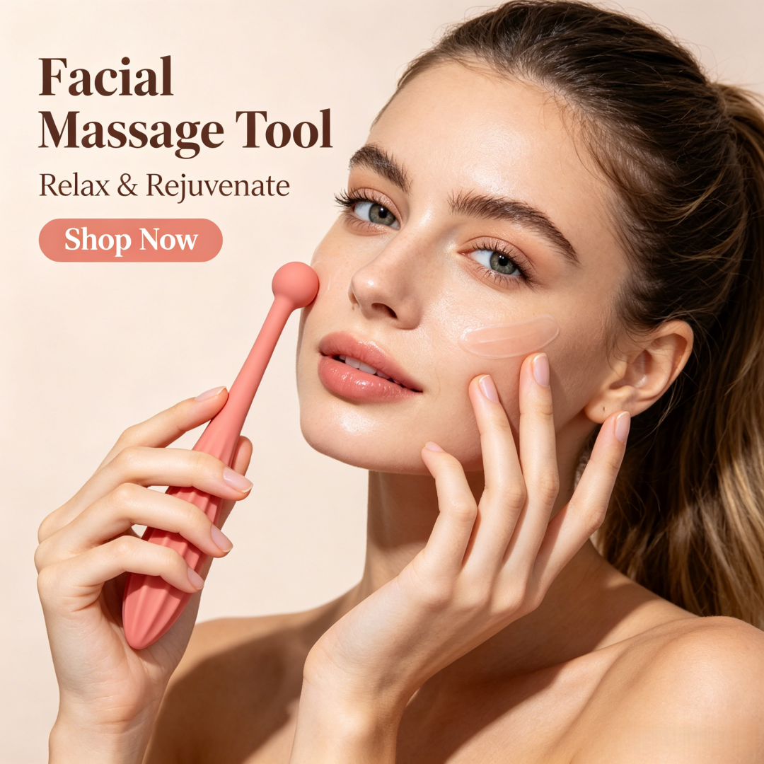 Face Massager - Tongkat Pijat Wajah Portabel Alat Pijat