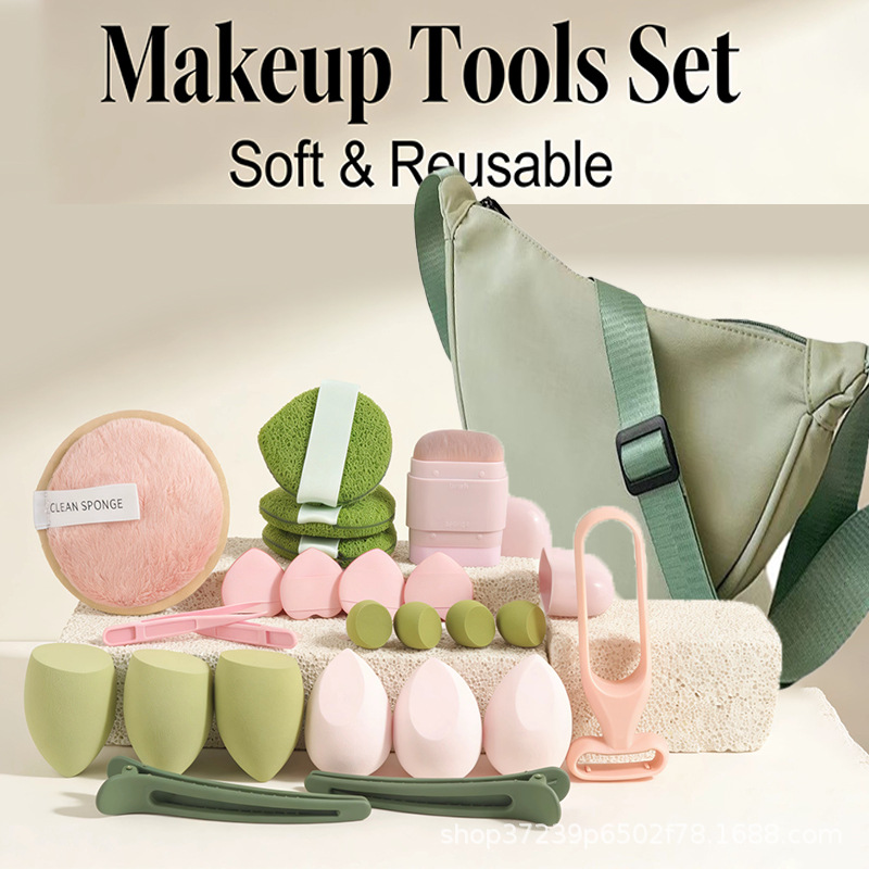 Beauty Makeup Gift Sets - Tas Dumpling Stylish dengan 23 Pcs
