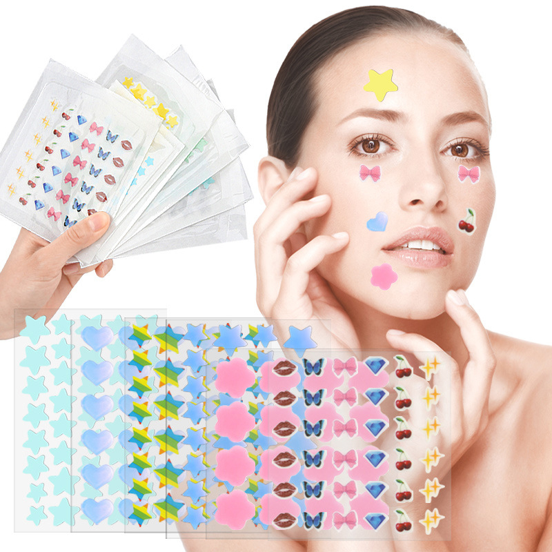Beauty Makeup & D Anime Studio Vega Baja - Stiker Perawatan Kulit Tambalan Jerawat Kartun