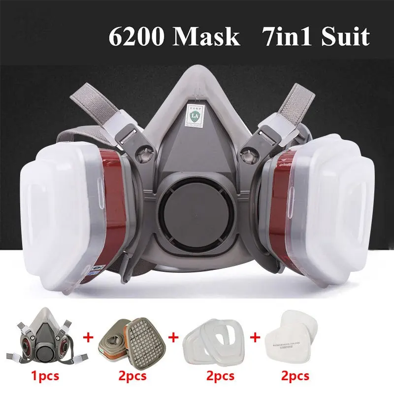 Sheet Face Mask Pack - Masker Setengah Wajah Anti Gas 7in1