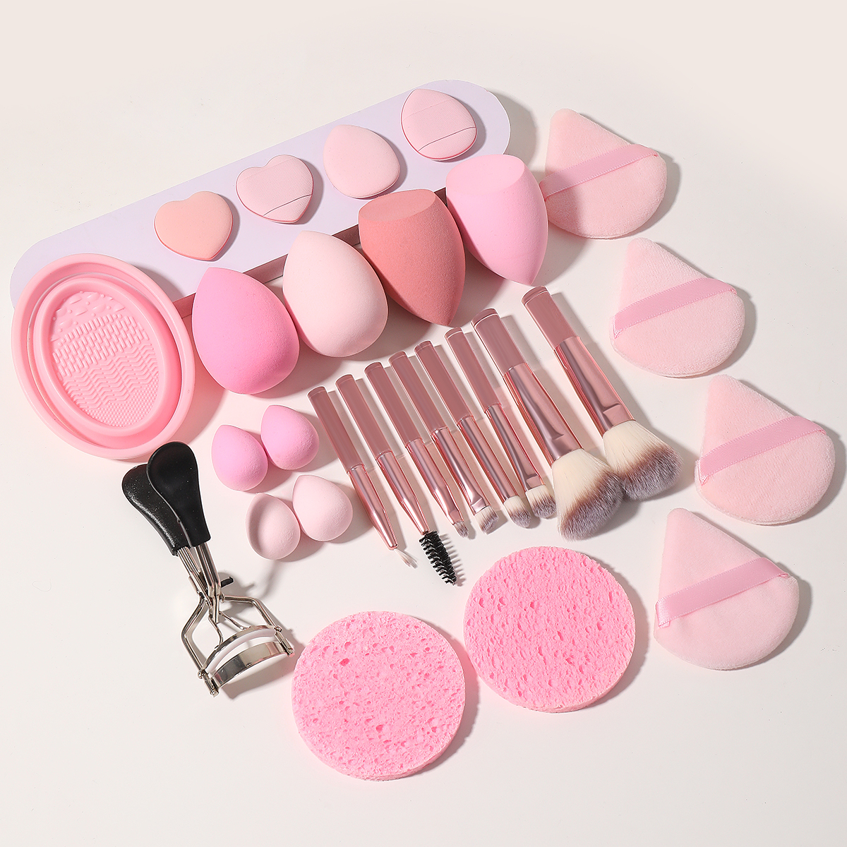 Beauty Rose Makeup - 28 Buah Perlengkapan Aksesori Kecantikan Warna