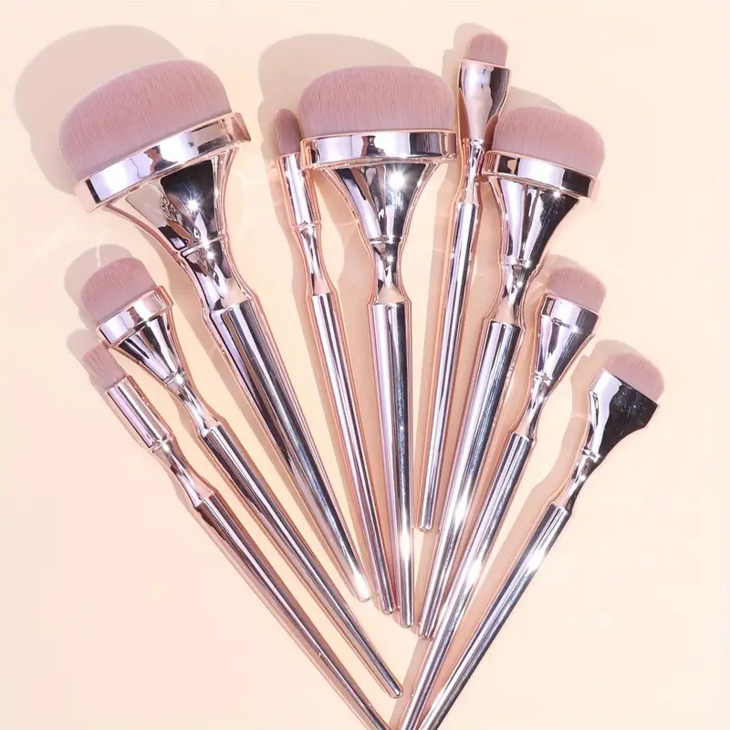 Beauty Rose Makeup - 9 Buah Set Kuas Rias Warna