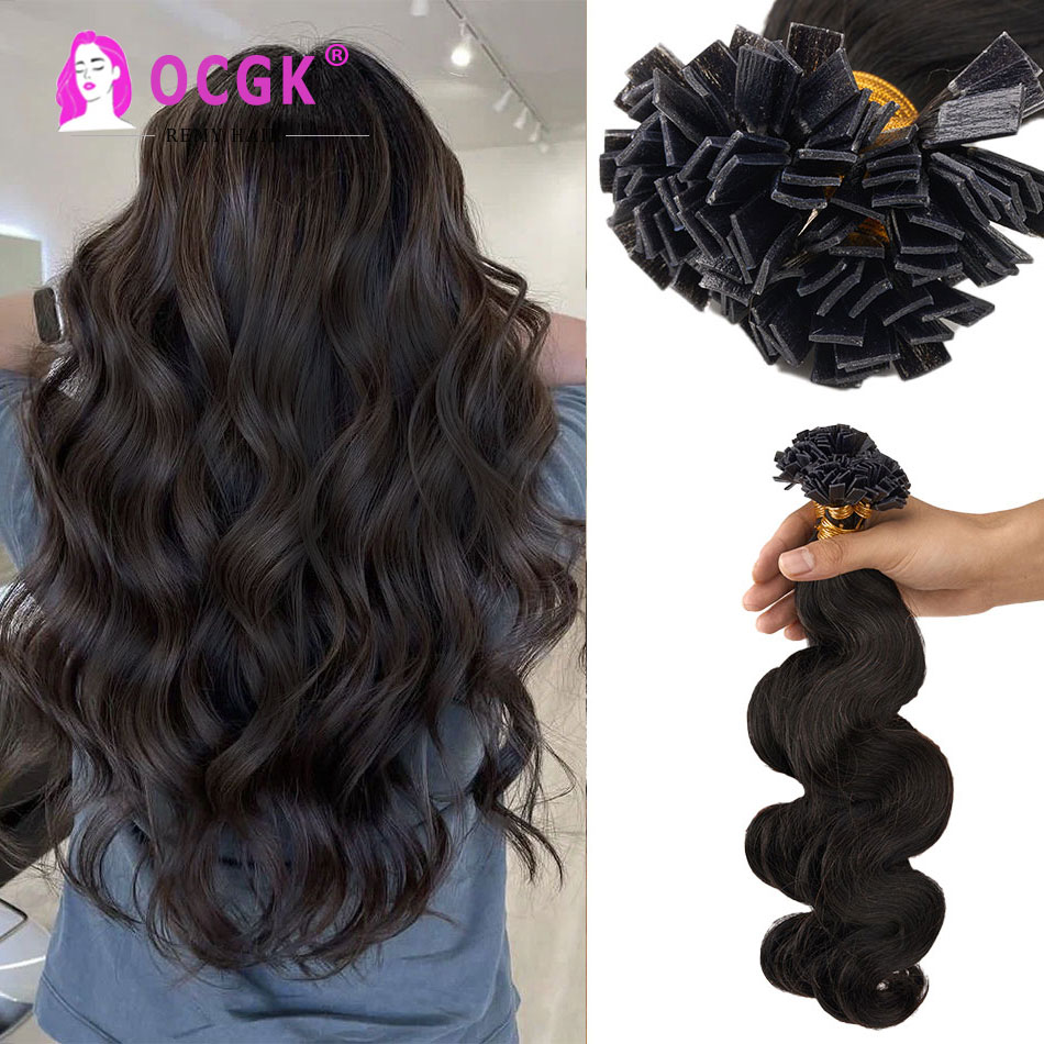 Nail Extension Tips - OCGK Ekstensi Rambut Ujung Datar Kuku