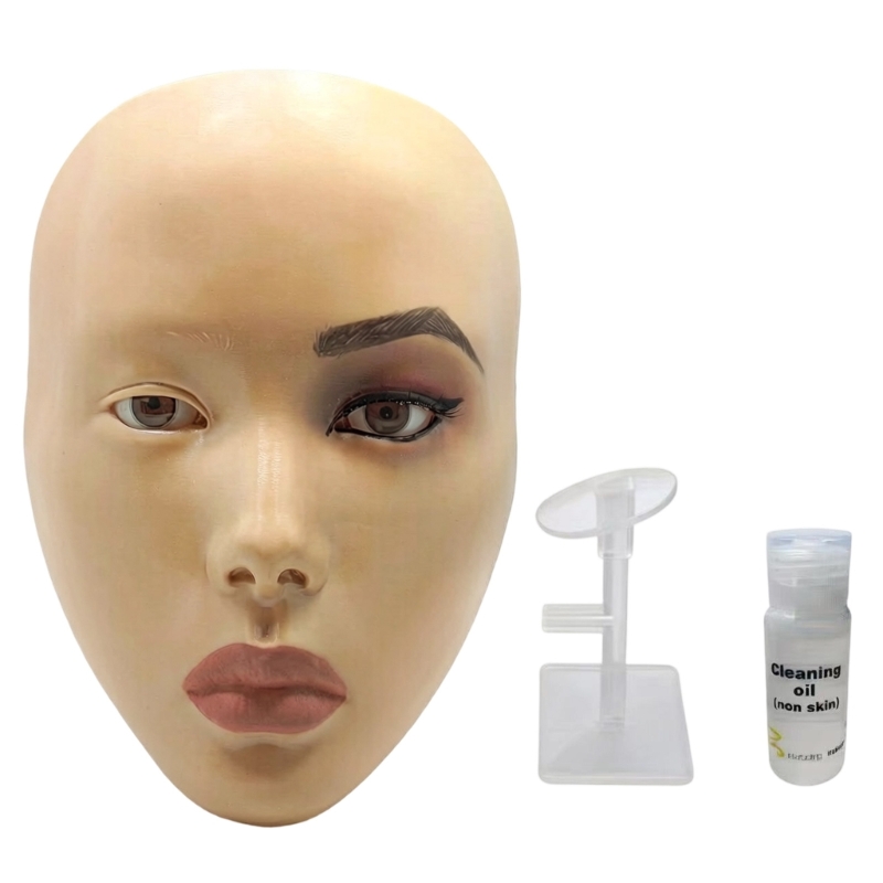 Beauty Makeup Training - Manekin Silikon Model Latihan Rias Wajah