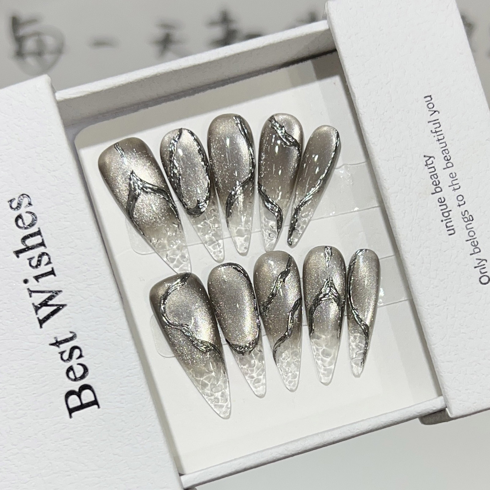Nail Extension Tips - 10pcs Kuku Palsu Halloween Dapat Digunakan