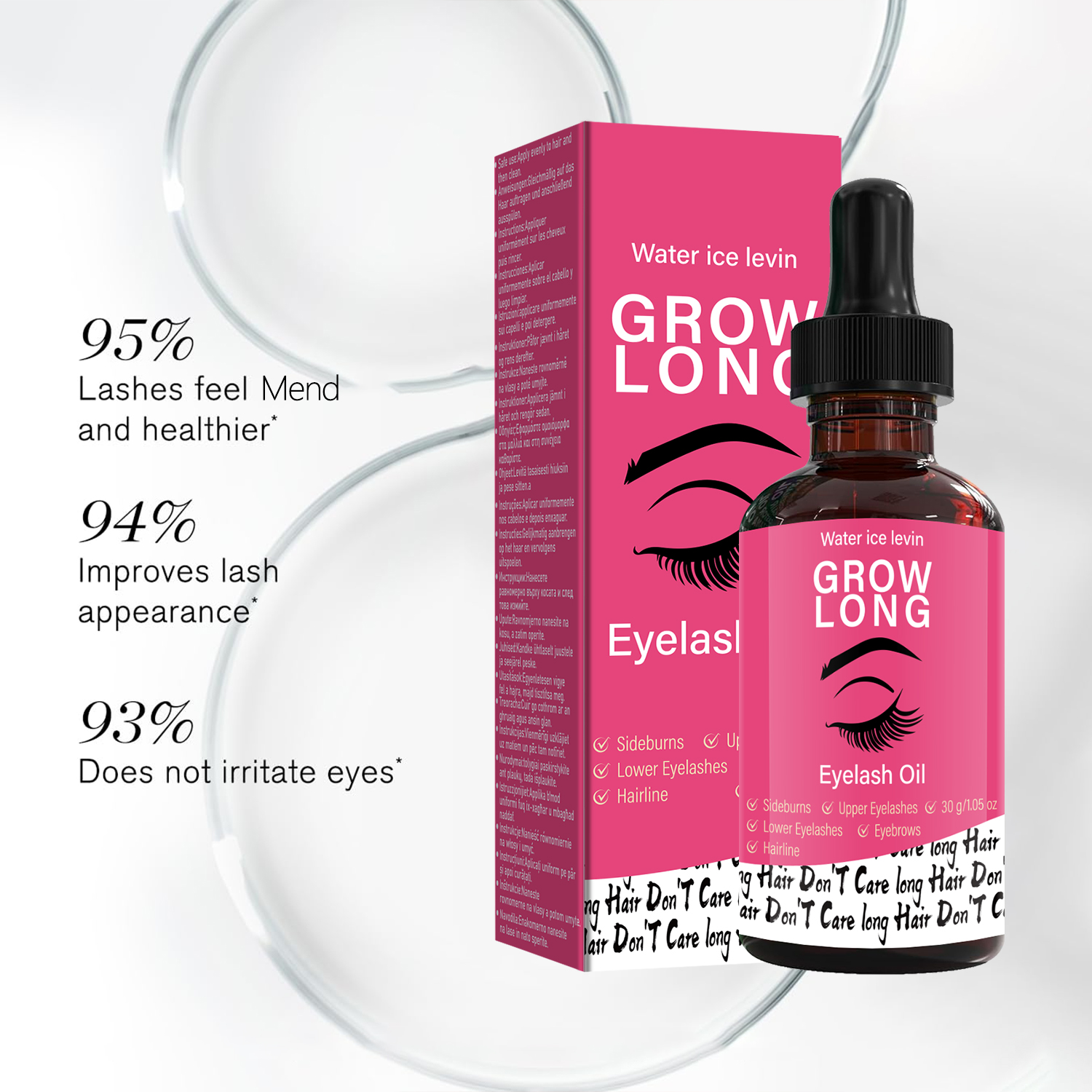 Lash Serum Growth - Minyak Bulu Mata 30g dengan Kolagen