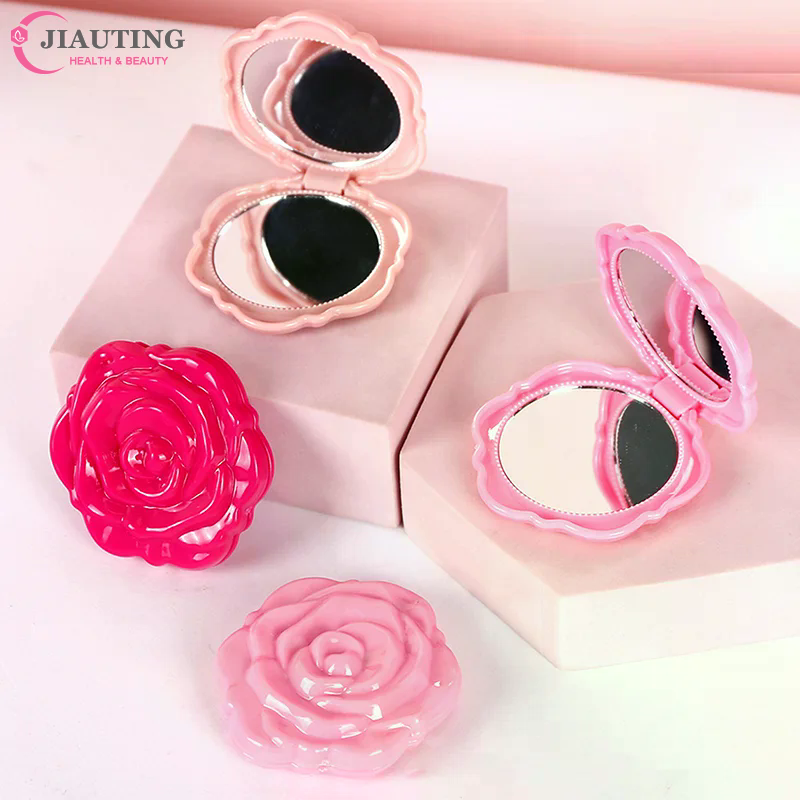 Beauty Rose Makeup - 1 Buah Cermin Mini Bunga Mawar