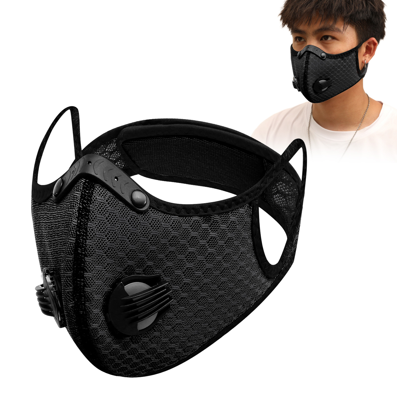 Sheet Face Mask Pack - Masker Berkendara Tahan Angin Uniseks Masker
