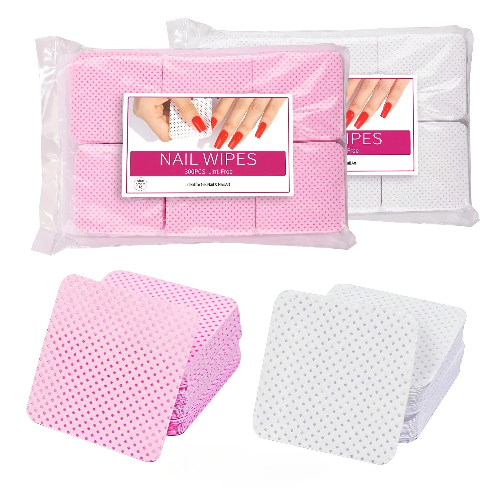 Beauty Makeup Wholesale - 600pcs/2 kemasan Gel Penghapus Kutek Tanpa