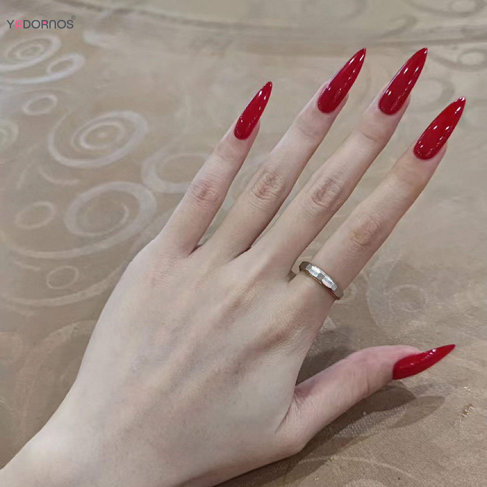 Nail Extension Tips - Kuku palsu Stiletto panjang, ujung kuku