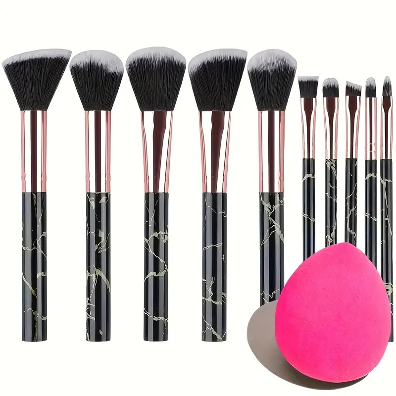 Set Kuas Marmer 10 Buah + Beau - Beauty Makeup Gift Sets ulasan dan harga