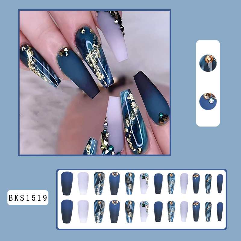 Kuku Palsu French Tip Panjang  - Nail Extension Tips ulasan dan harga