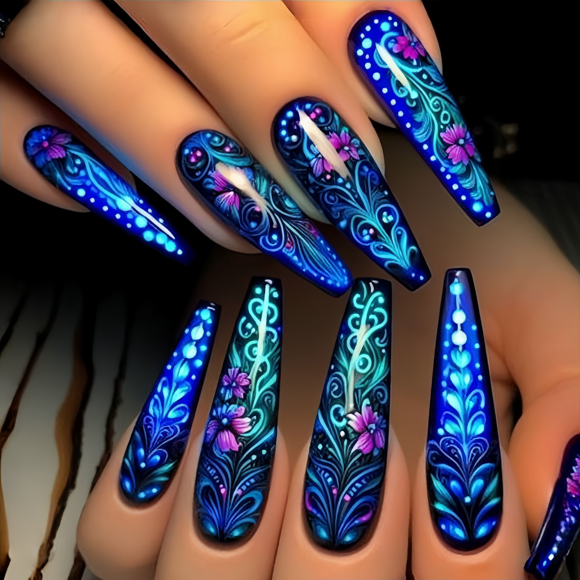 24 Buah/Set Kuku Palsu Panjang - Nail Extension Tips ulasan dan harga