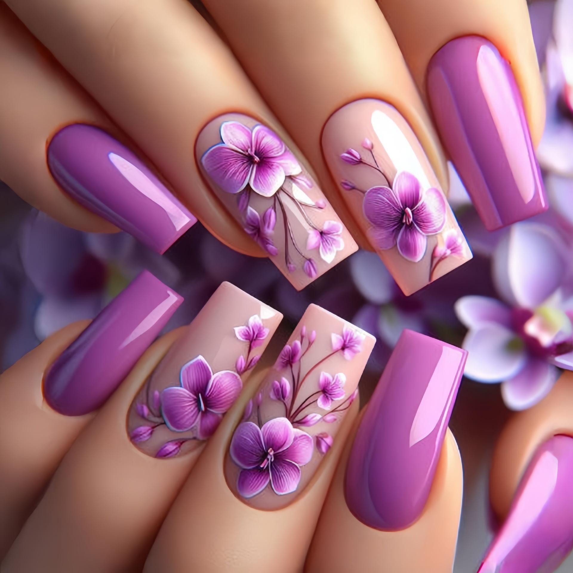 24 Buah/Set Kuku Palsu Panjang - Nail Extension Tips ulasan dan harga