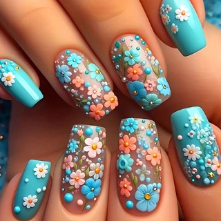 24 Buah/Set Kuku Palsu Panjang - Nail Extension Tips ulasan dan harga
