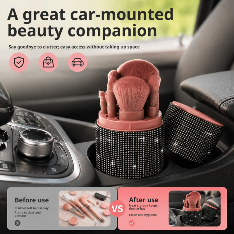 Tabung Penyimpanan Kuas Kosmet - Beauty Makeup Youtube ulasan dan harga