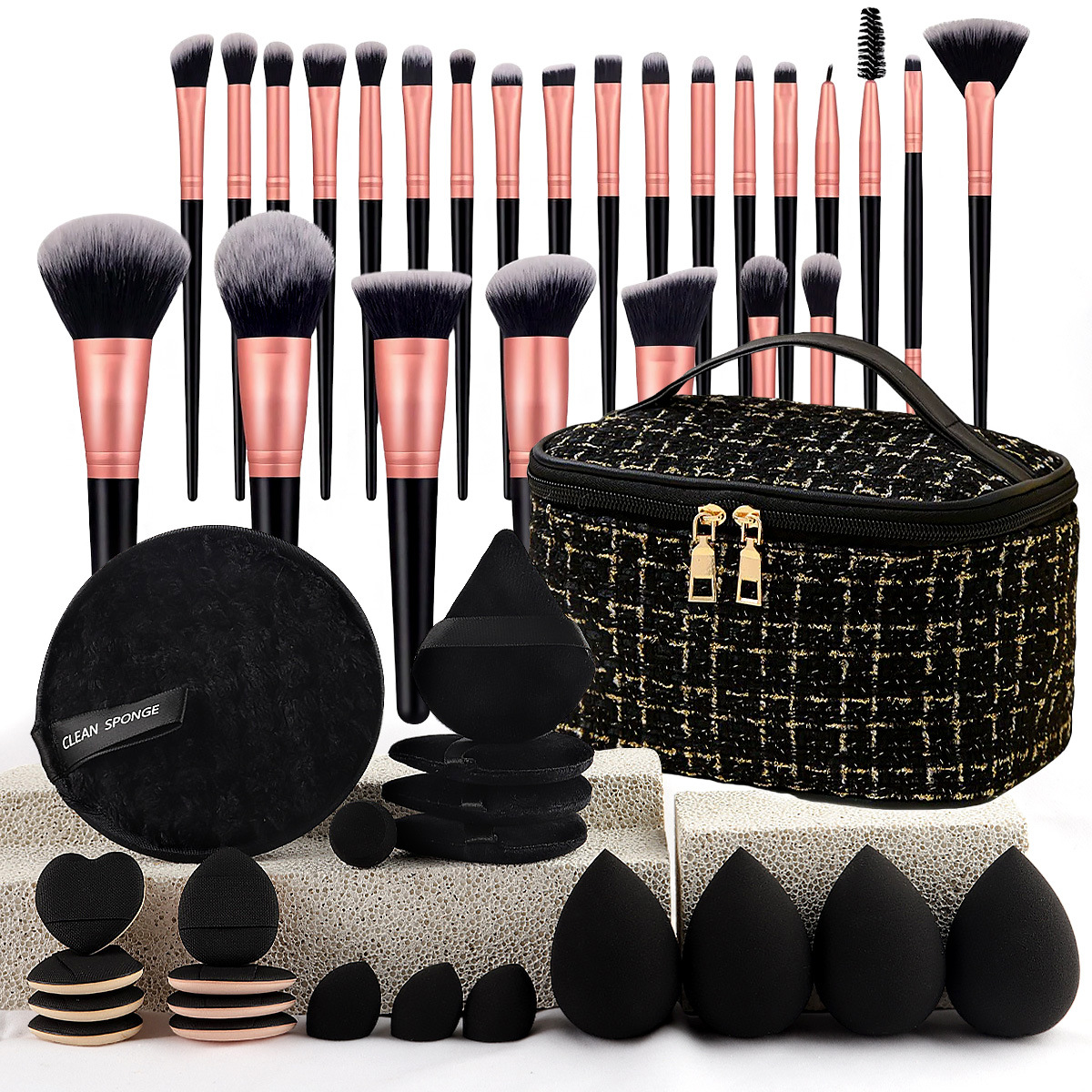 Set Kuas Makeup Gaya Chic deng - Beauty Makeup & D Anime Studio Vega Baja ulasan dan harga