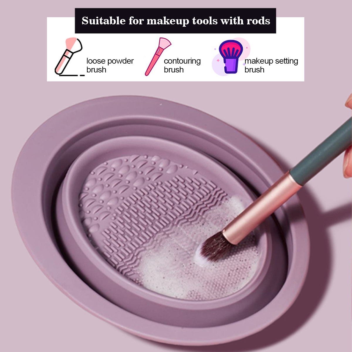 Mangkuk Pembersih Kuas Makeup  - Beauty Makeup Wholesale ulasan dan harga