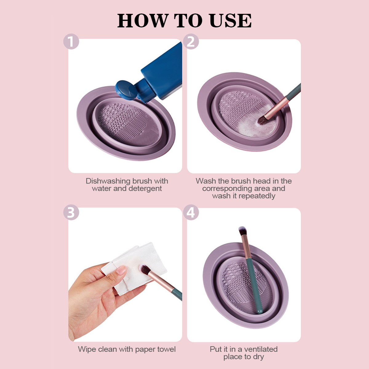 Mangkuk Pembersih Kuas Makeup  - Beauty Makeup Wholesale ulasan dan harga