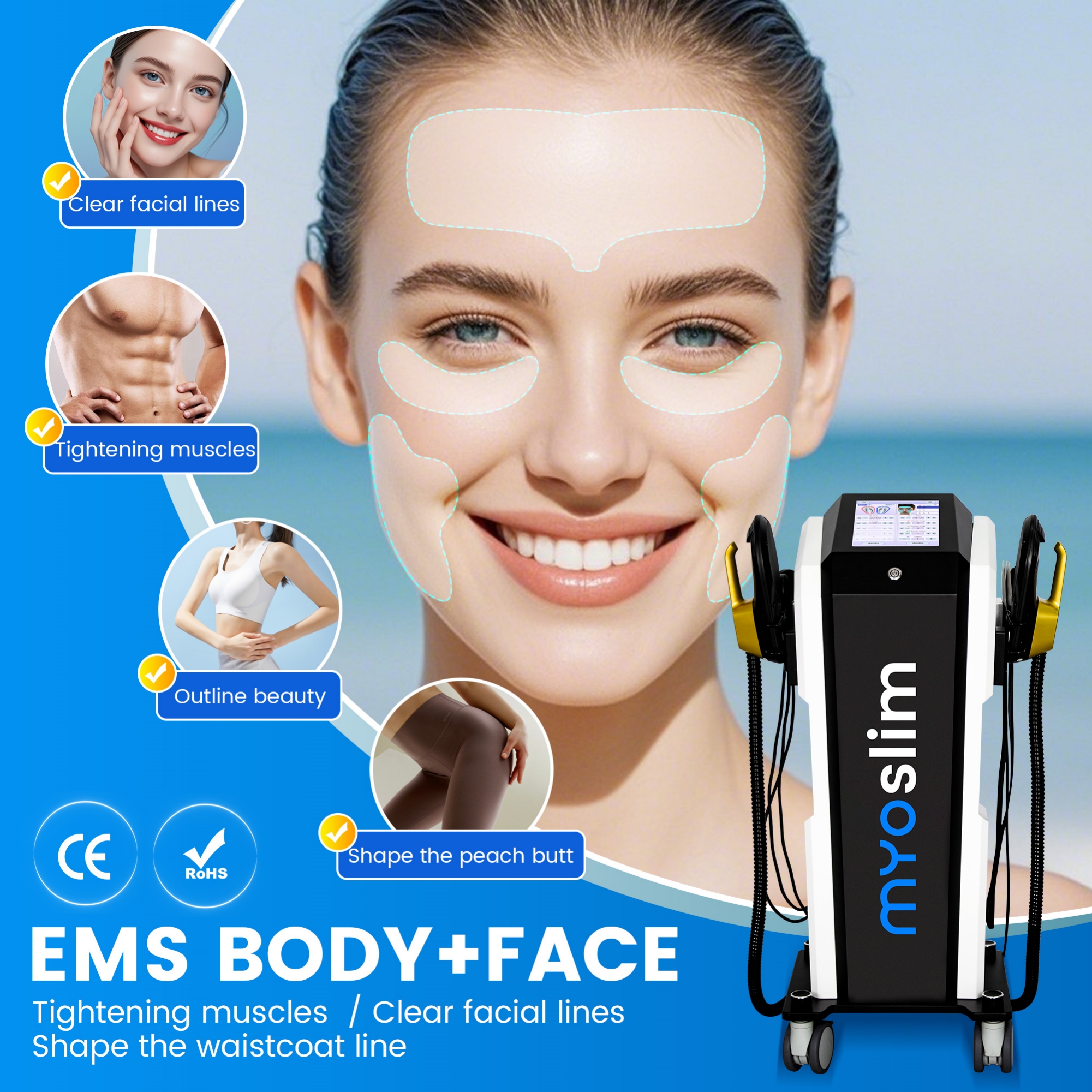Perangkat Kecantikan EMS Profe - Face Massager ulasan dan harga