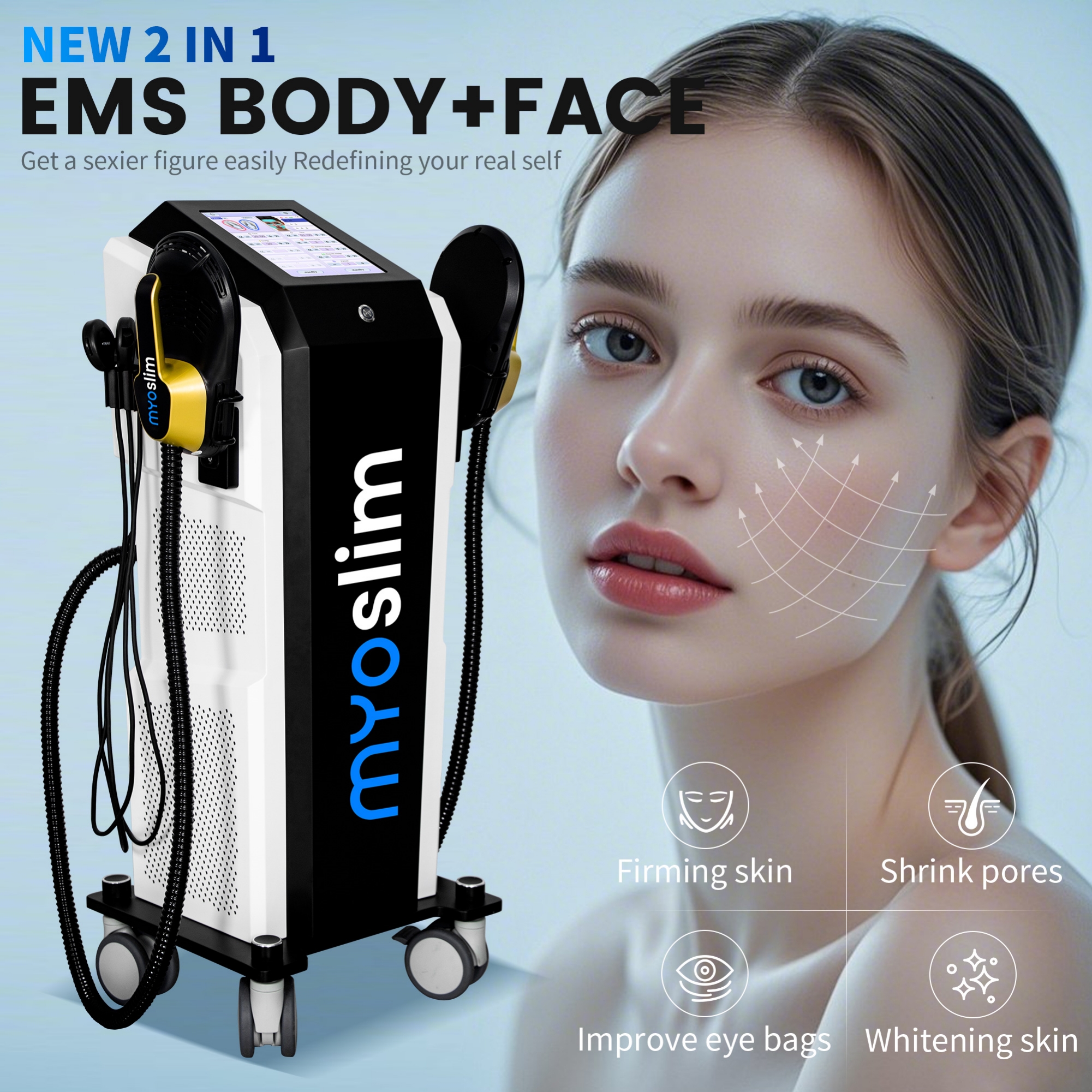 Perangkat Kecantikan EMS Profe - Face Massager ulasan dan harga