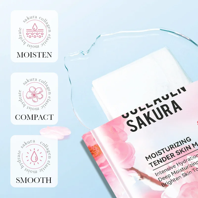 Masker Wajah Sadoer Sakura Per - Sheet Face Mask Pack ulasan dan harga