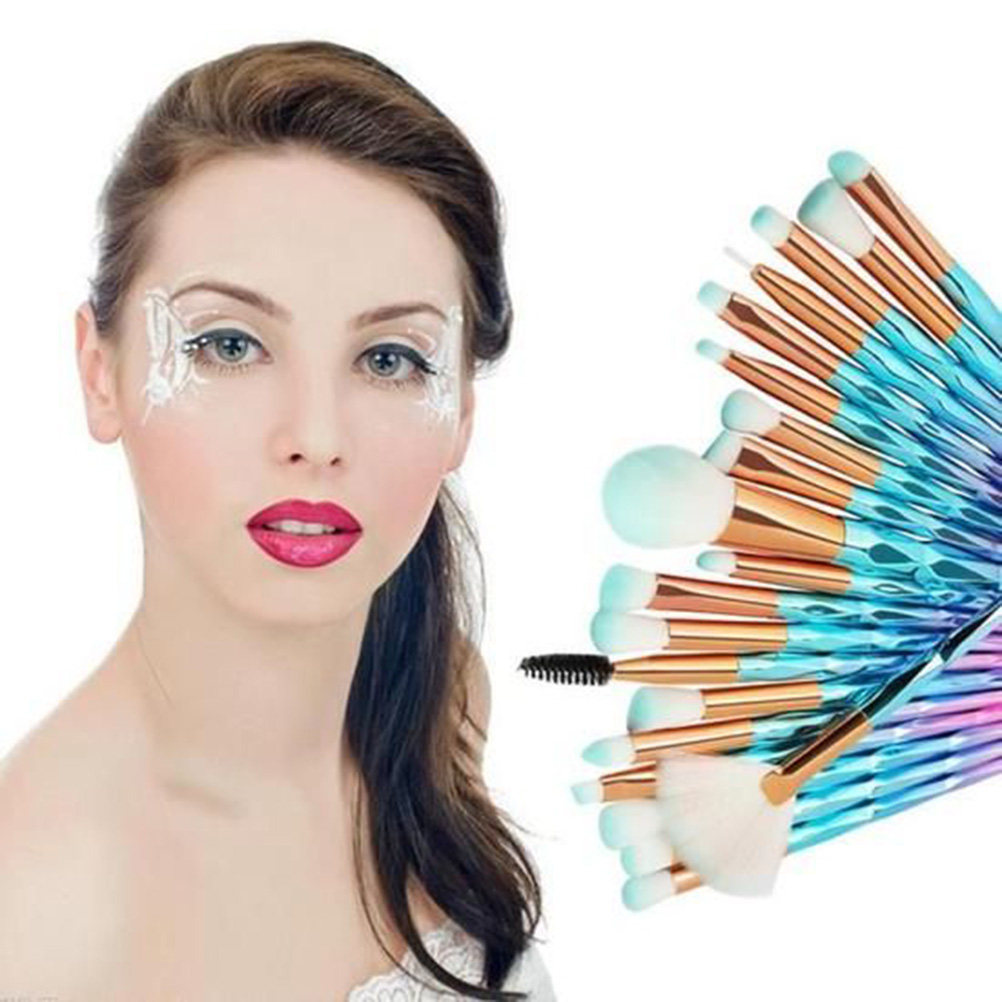 20 Buah Set Kuas Rias Premium  - Beauty Makeup Gift Sets ulasan dan harga