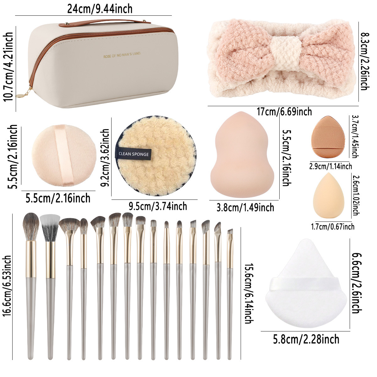 Tas Pegangan Kulit dengan 36 P - Beauty Makeup Gift Sets ulasan dan harga