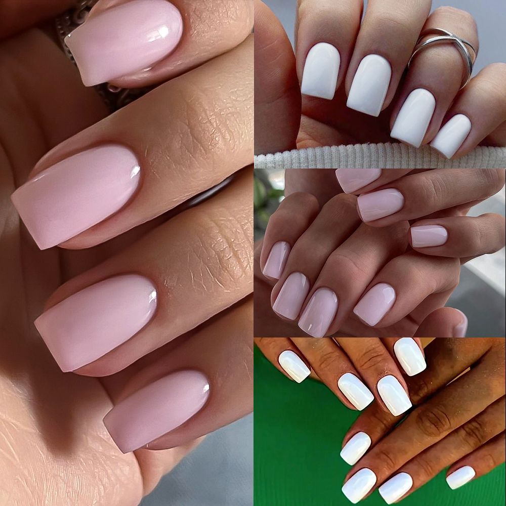 100/120 Buah Kuku Tekan Putih  - Nail Extension Tips ulasan dan harga