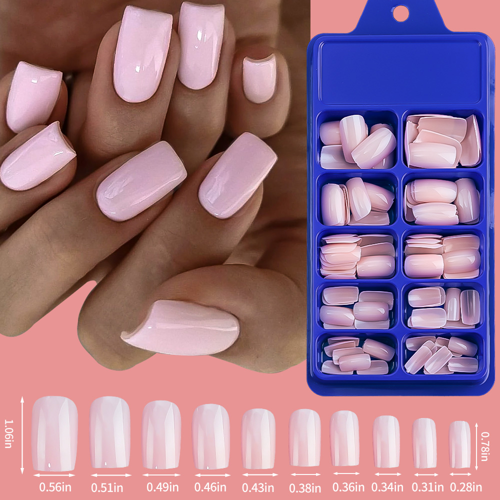 100/120 Buah Kuku Tekan Putih  - Nail Extension Tips ulasan dan harga