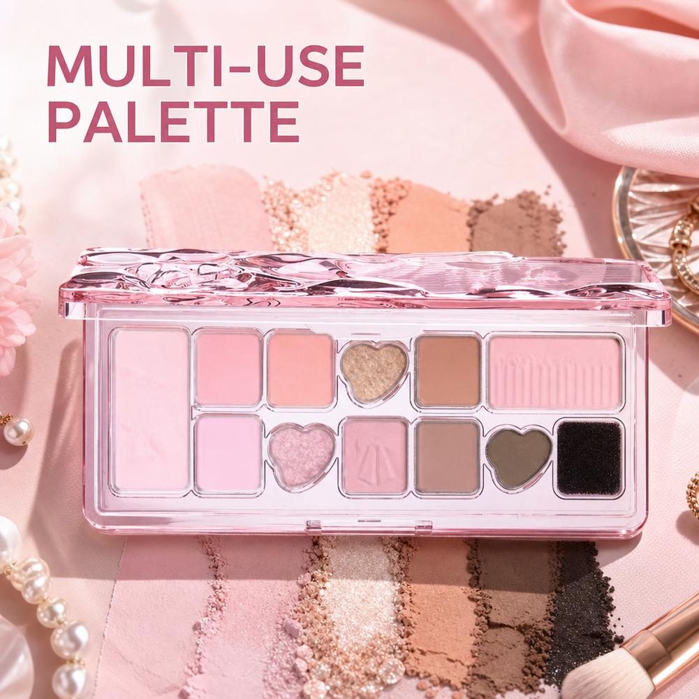 Palet Eyeshadow 11 Warna Capel - Merit Beauty Makeup ulasan dan harga