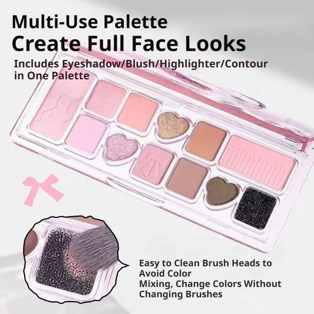 Palet Eyeshadow 11 Warna Capel - Merit Beauty Makeup ulasan dan harga