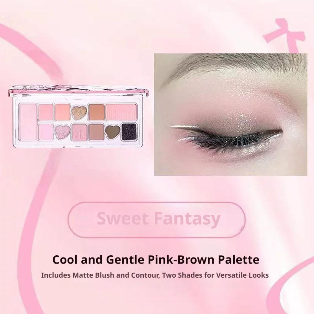 Palet Eyeshadow 11 Warna Capel - Merit Beauty Makeup ulasan dan harga
