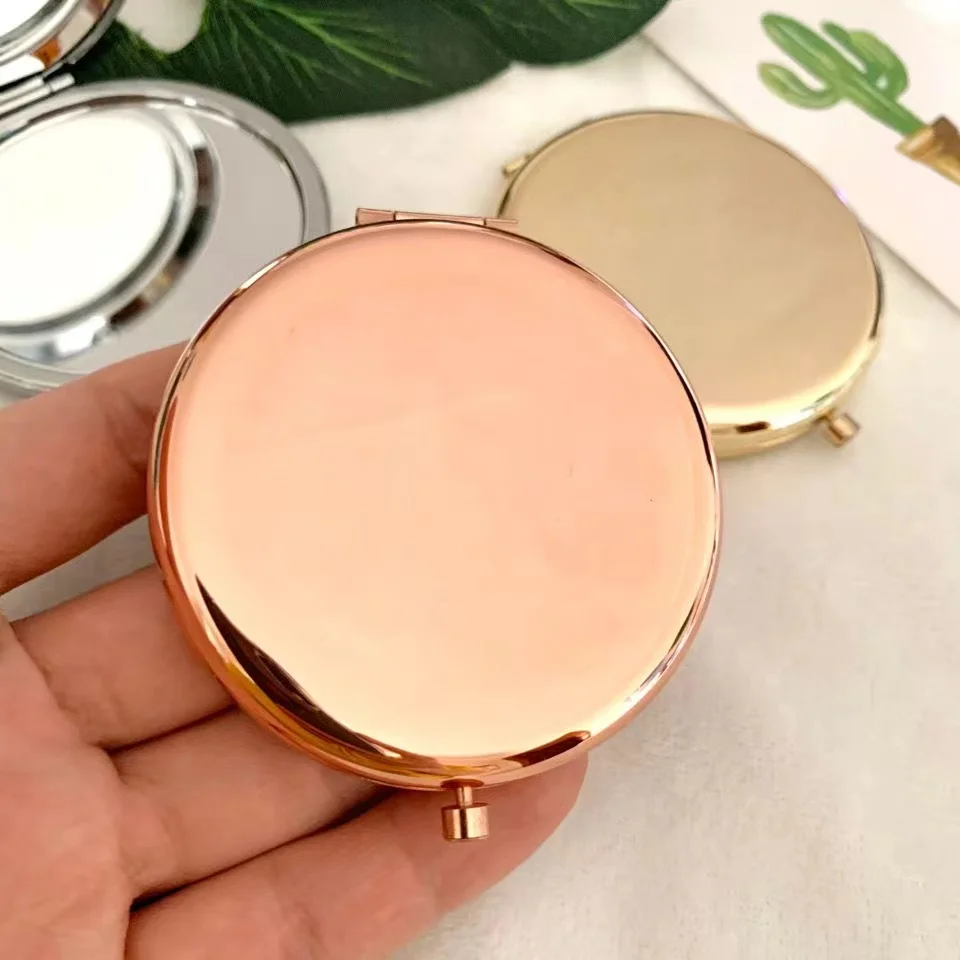 Cermin rias portabel warna ema - Beauty Rose Makeup ulasan dan harga