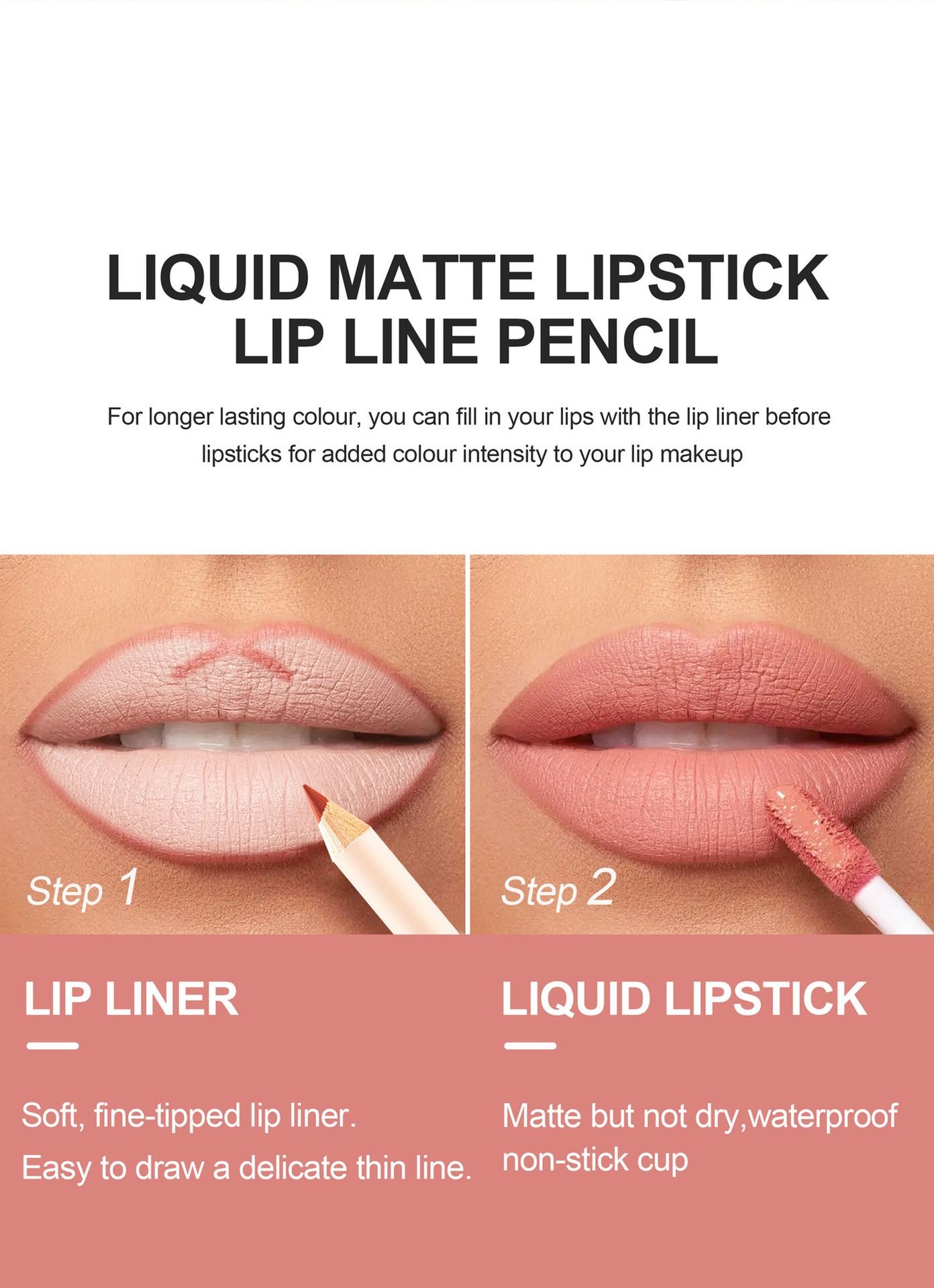 Set Lip Liner dan Lipstik 12 W - Beauty Makeup Gift Sets ulasan dan harga
