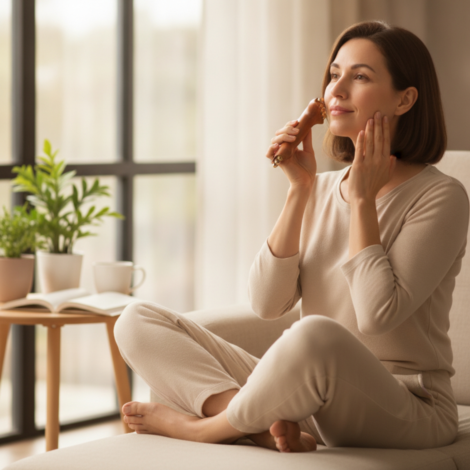 Alat Pijat Wajah Kayu dengan M - Face Massager ulasan dan harga