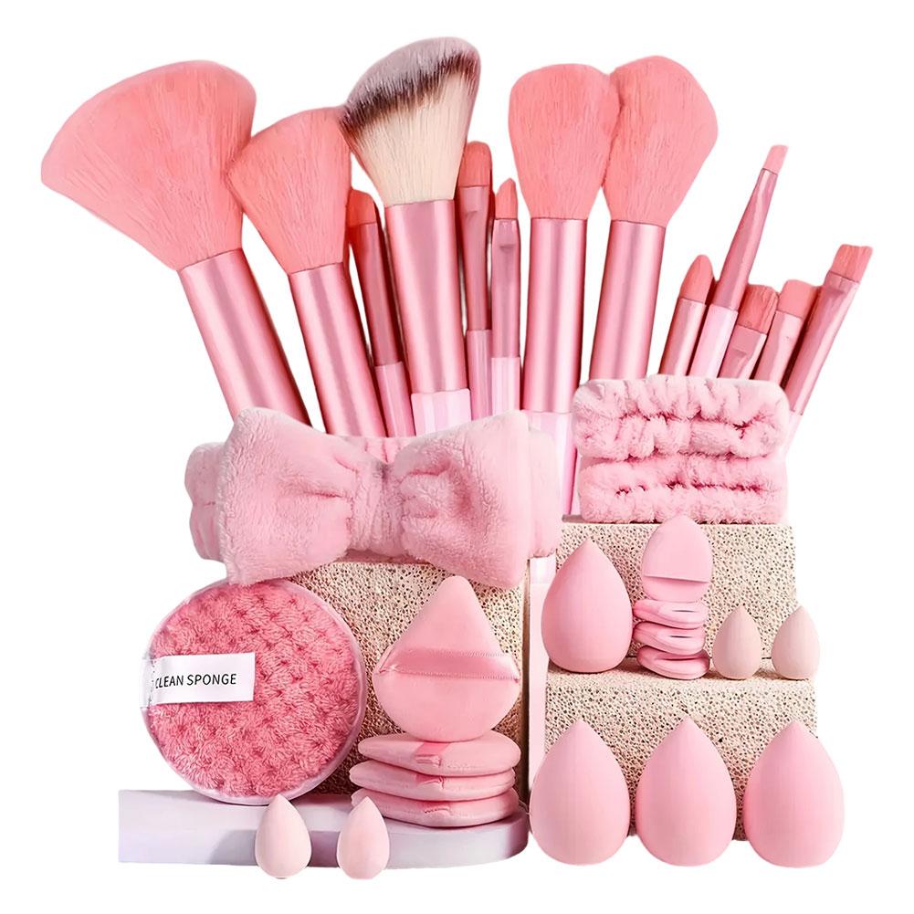 Set Kuas dan Spons Rias 33 Bua - Beauty Makeup Gift Sets ulasan dan harga