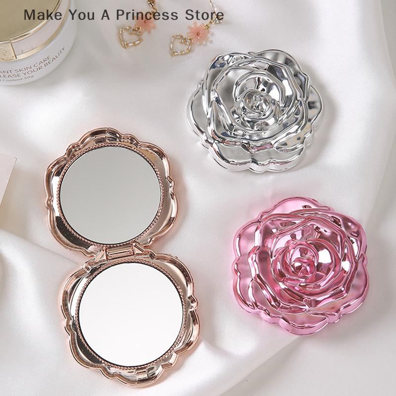 Cermin Mini Portabel Bunga Maw - Beauty Rose Makeup ulasan dan harga
