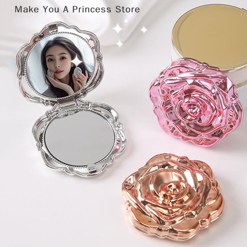Cermin Mini Portabel Bunga Maw - Beauty Rose Makeup ulasan dan harga