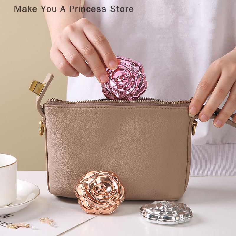 Cermin Mini Portabel Bunga Maw - Beauty Rose Makeup ulasan dan harga