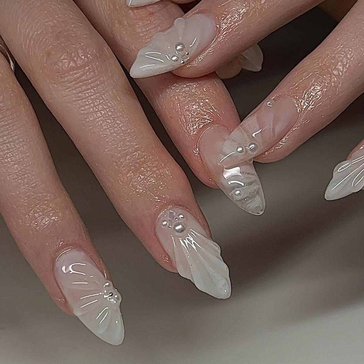 24 Buah Kuku Palsu Perancis Hi - Nail Extension Tips ulasan dan harga