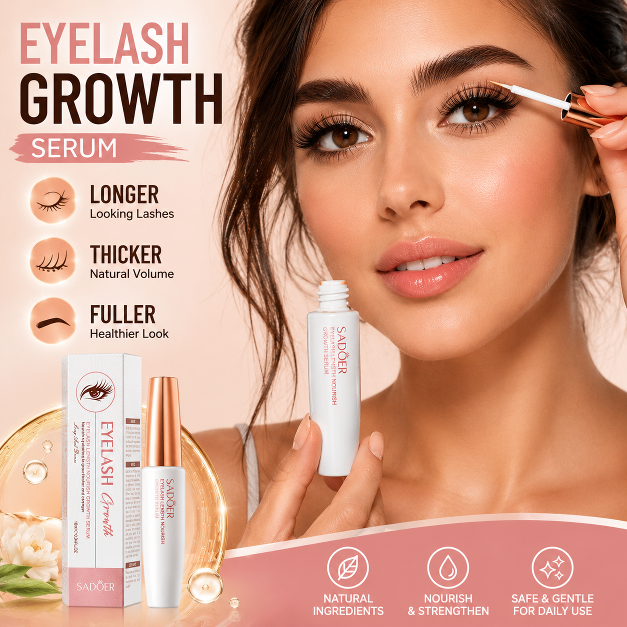 Serum Penumbuh Bulu Mata Penam - Lash Serum Growth ulasan dan harga