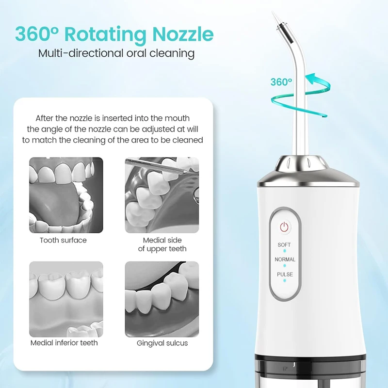 Flosser air gigi portabel, iri - Micellar Water Cleanser ulasan dan harga