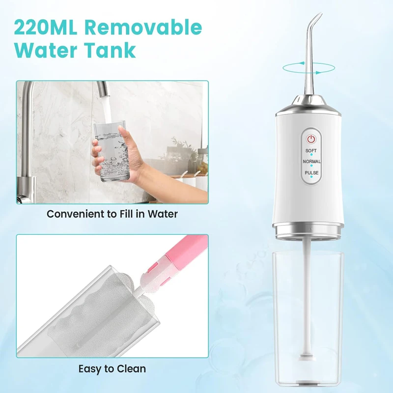 Flosser air gigi portabel, iri - Micellar Water Cleanser ulasan dan harga