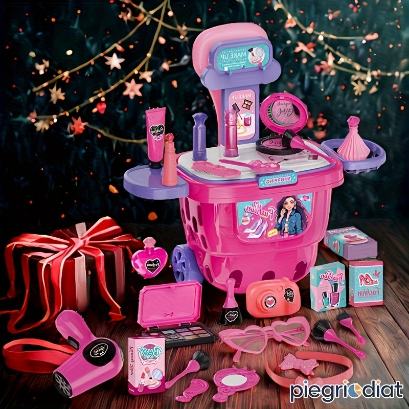 36 Buah Set Troli Mainan Rias  - Ms Beauty Makeup ulasan dan harga