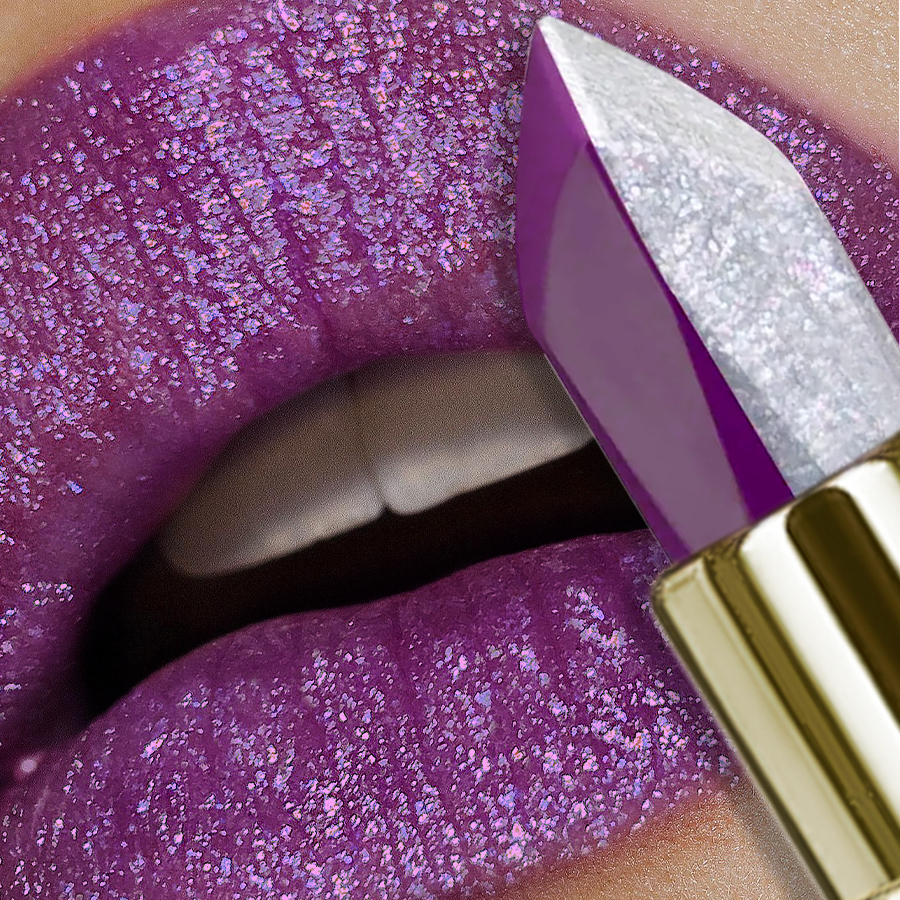 1 Buah Lipstik Dua Warna Glitt - Beauty Rose Makeup ulasan dan harga
