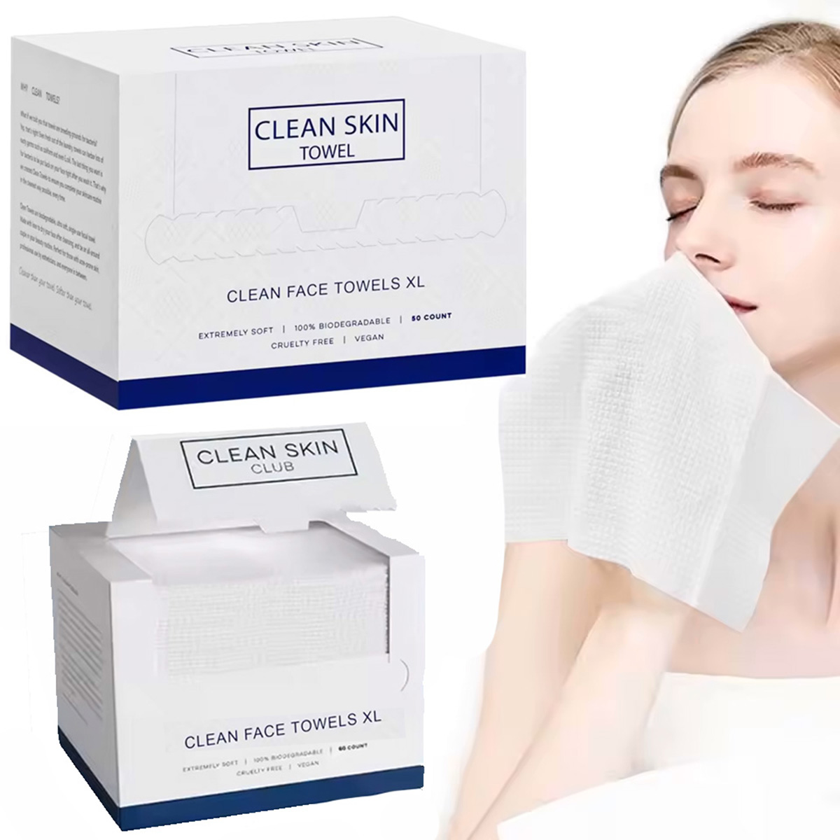 50Pcs/Box Handuk Wajah Sekali  - Beauty Makeup Wholesale ulasan dan harga